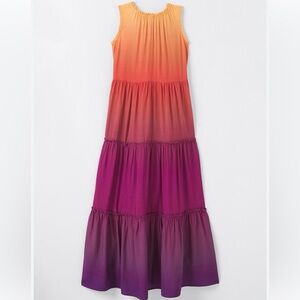 Matilda Jane Orange, Yellow, Purple Dress Size Medium NWT